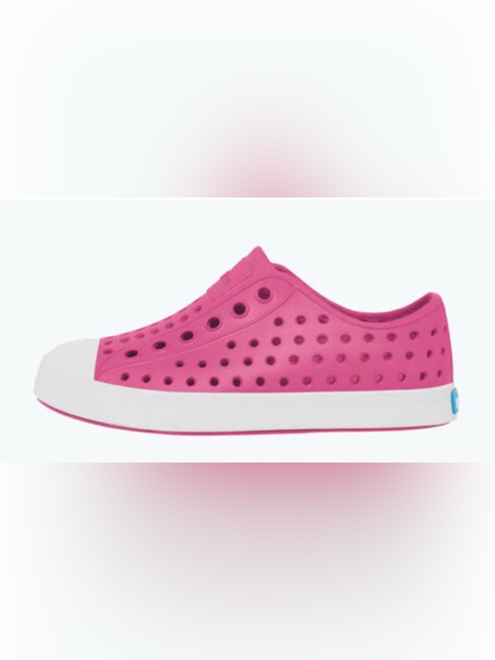 Native Jefferson Hollywood Pink/Shell White Pink Slip-On Water-Friendly Size J1 - Picture 1 of 9